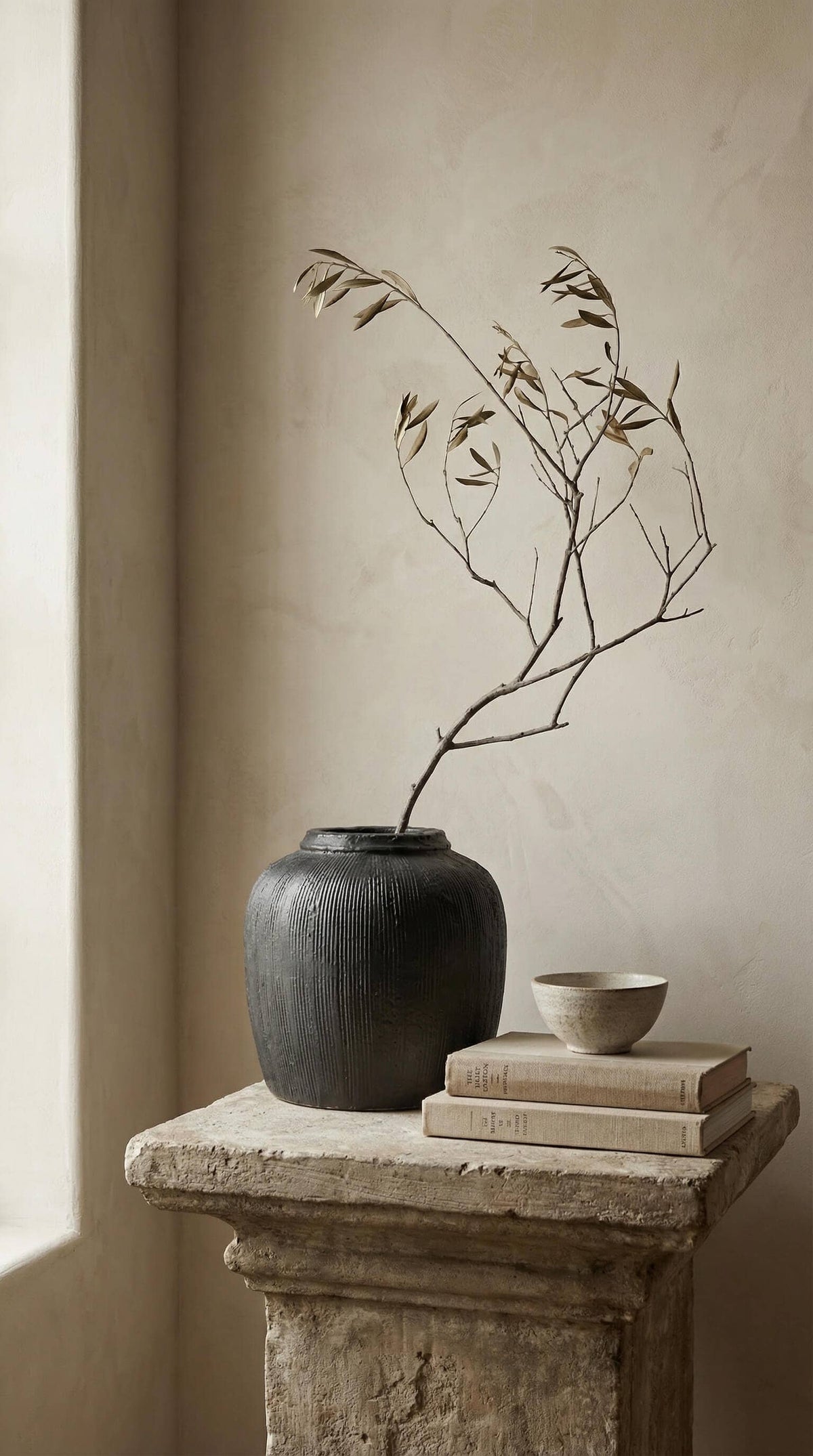 Terracotta Charcoal Vase