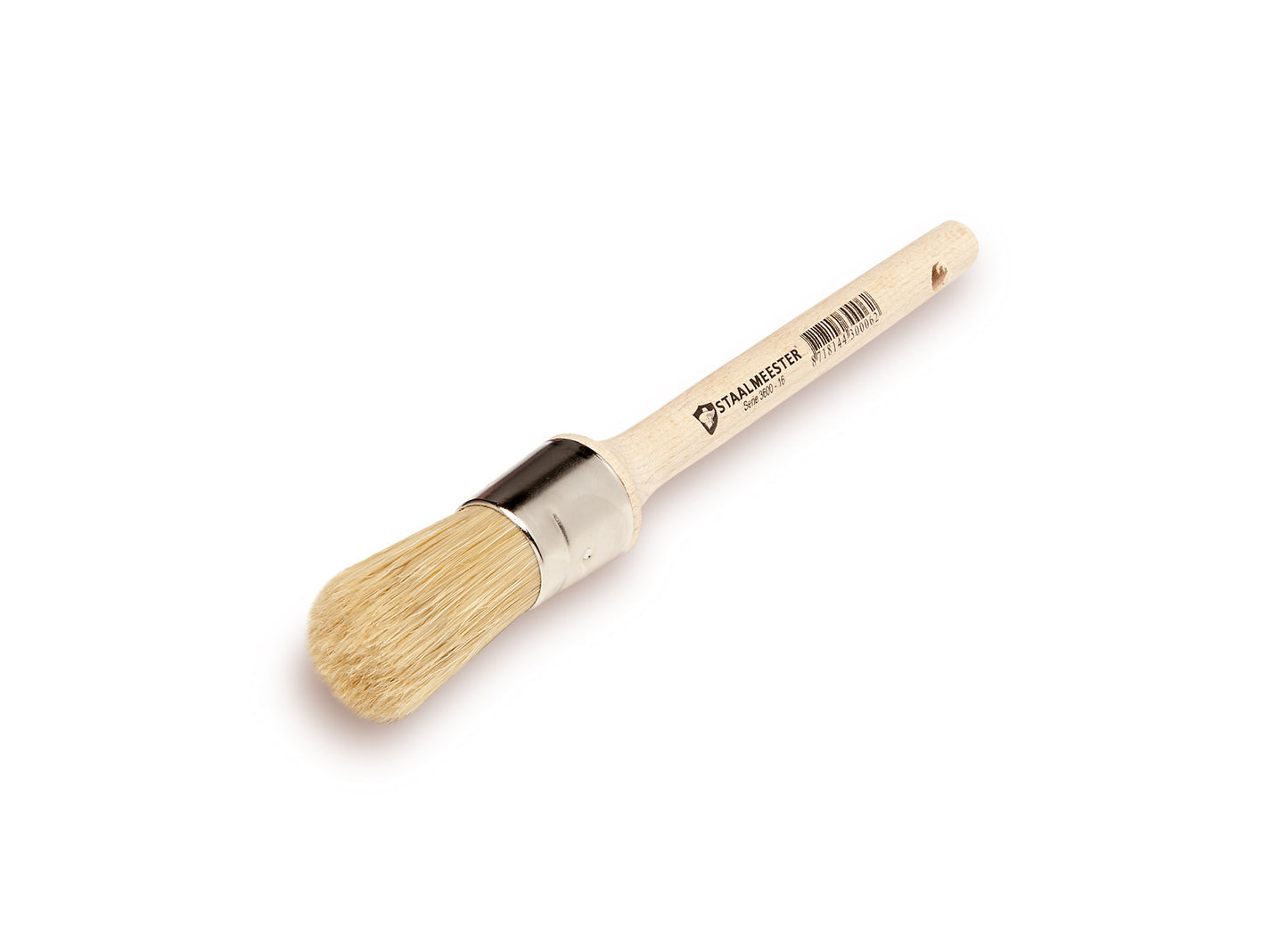 Staalmeester Brush T-round natural bristle