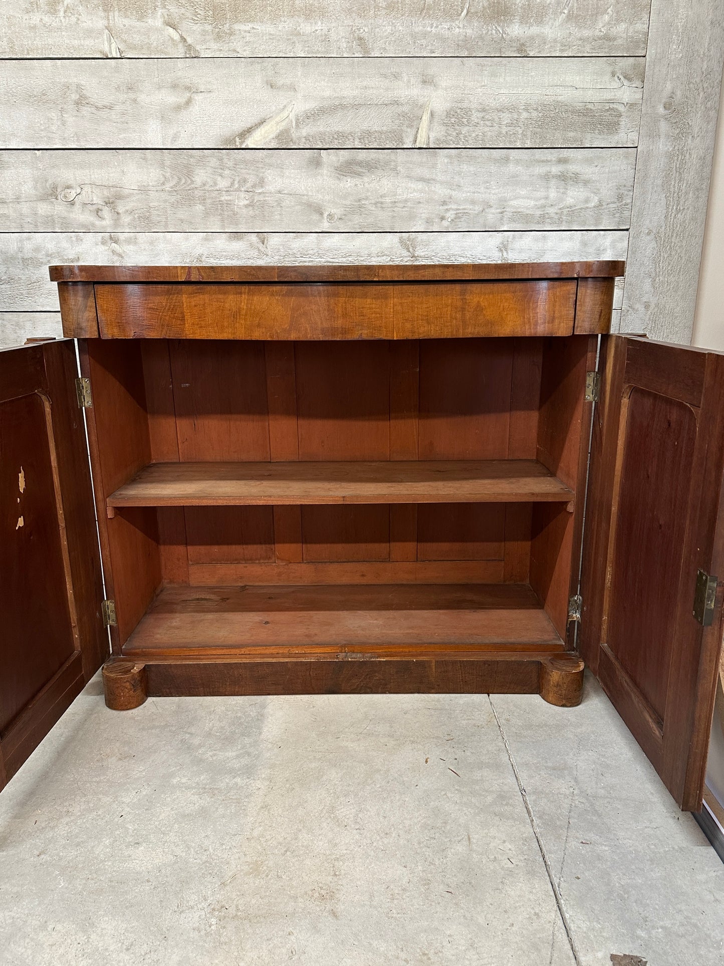 Antique Sideboard with Curved Posts