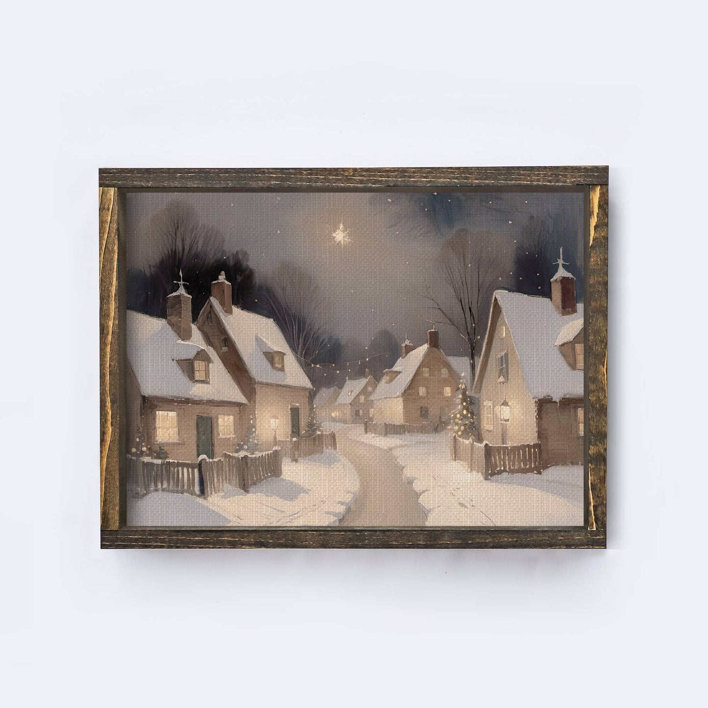 Christmas Village Framed Art