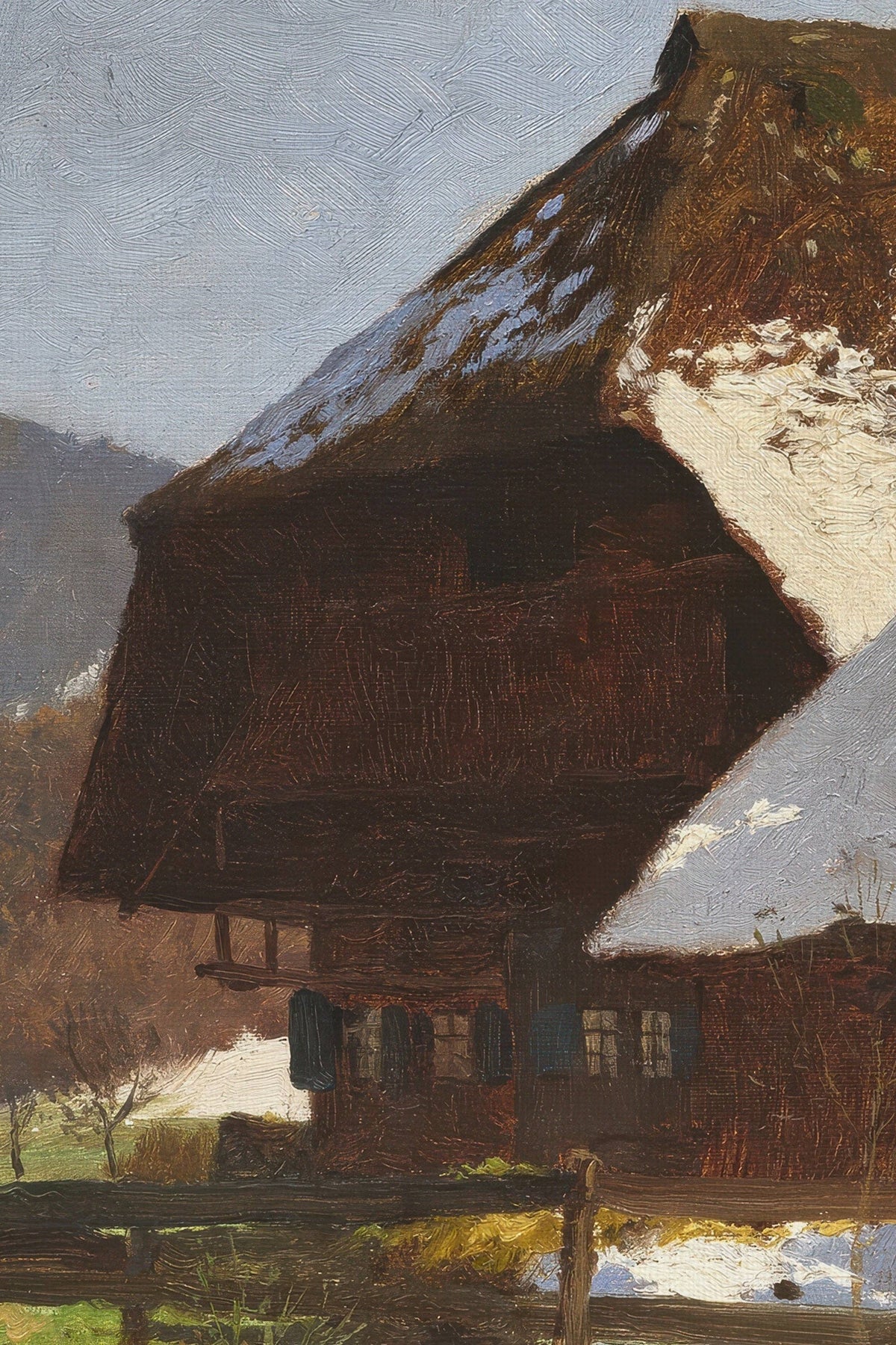 Fading Winter - Framed