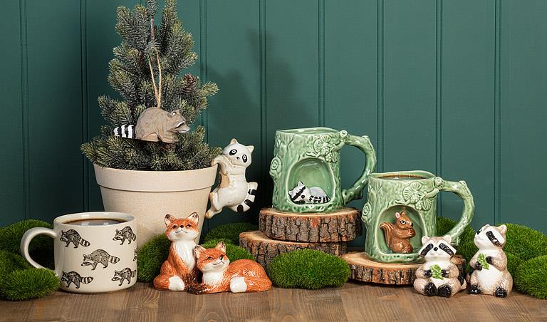 Raccoon Stamp Mug