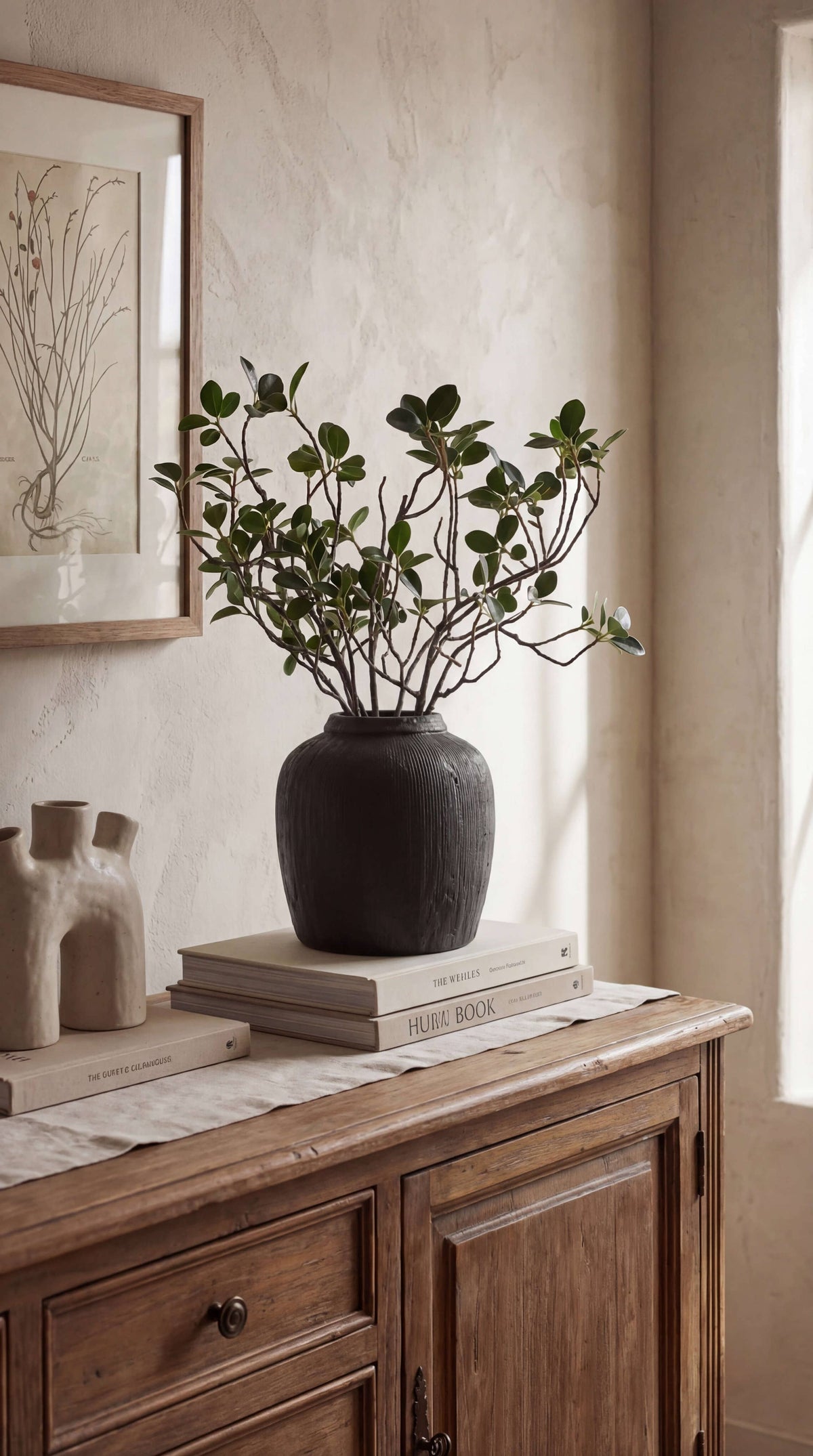 Terracotta Charcoal Vase