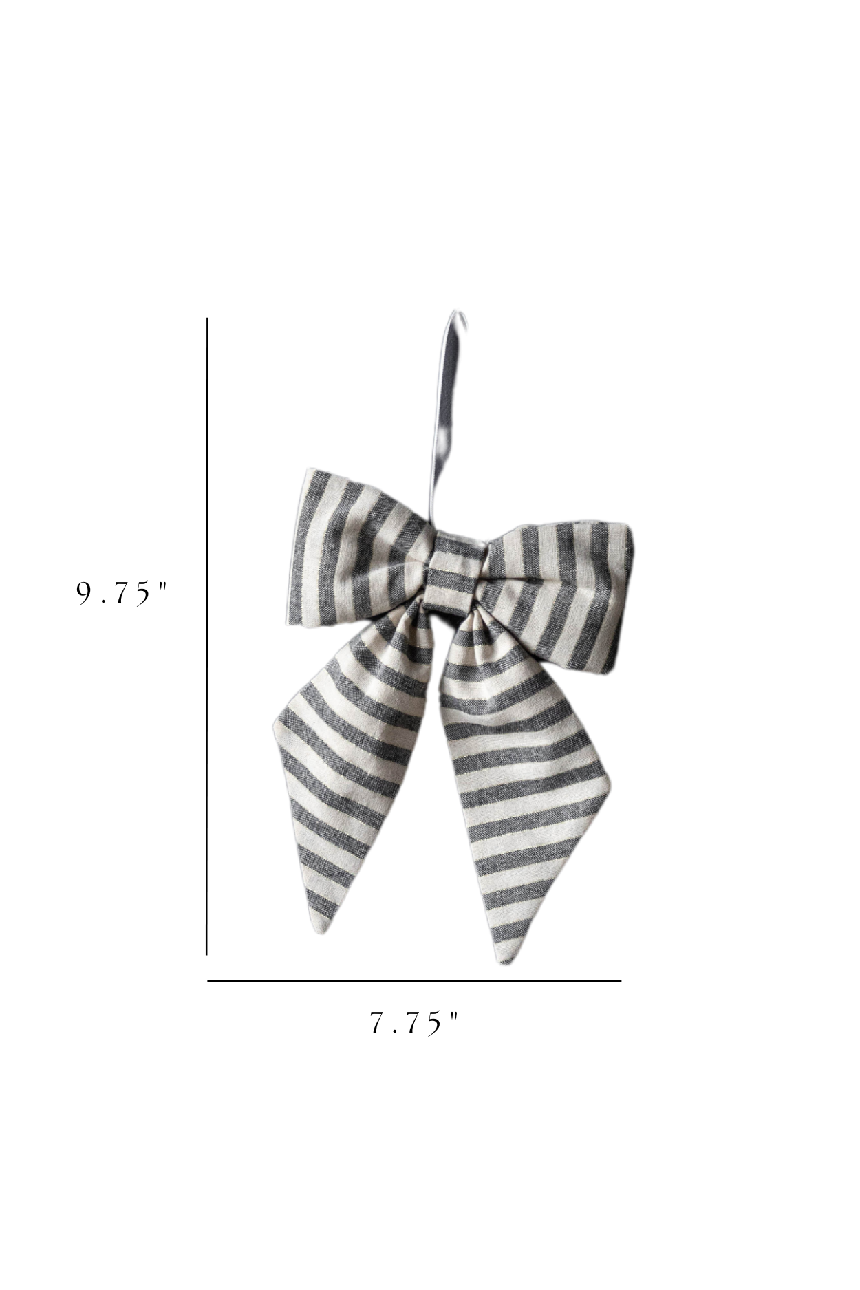 Bows Striped Blue Fabric