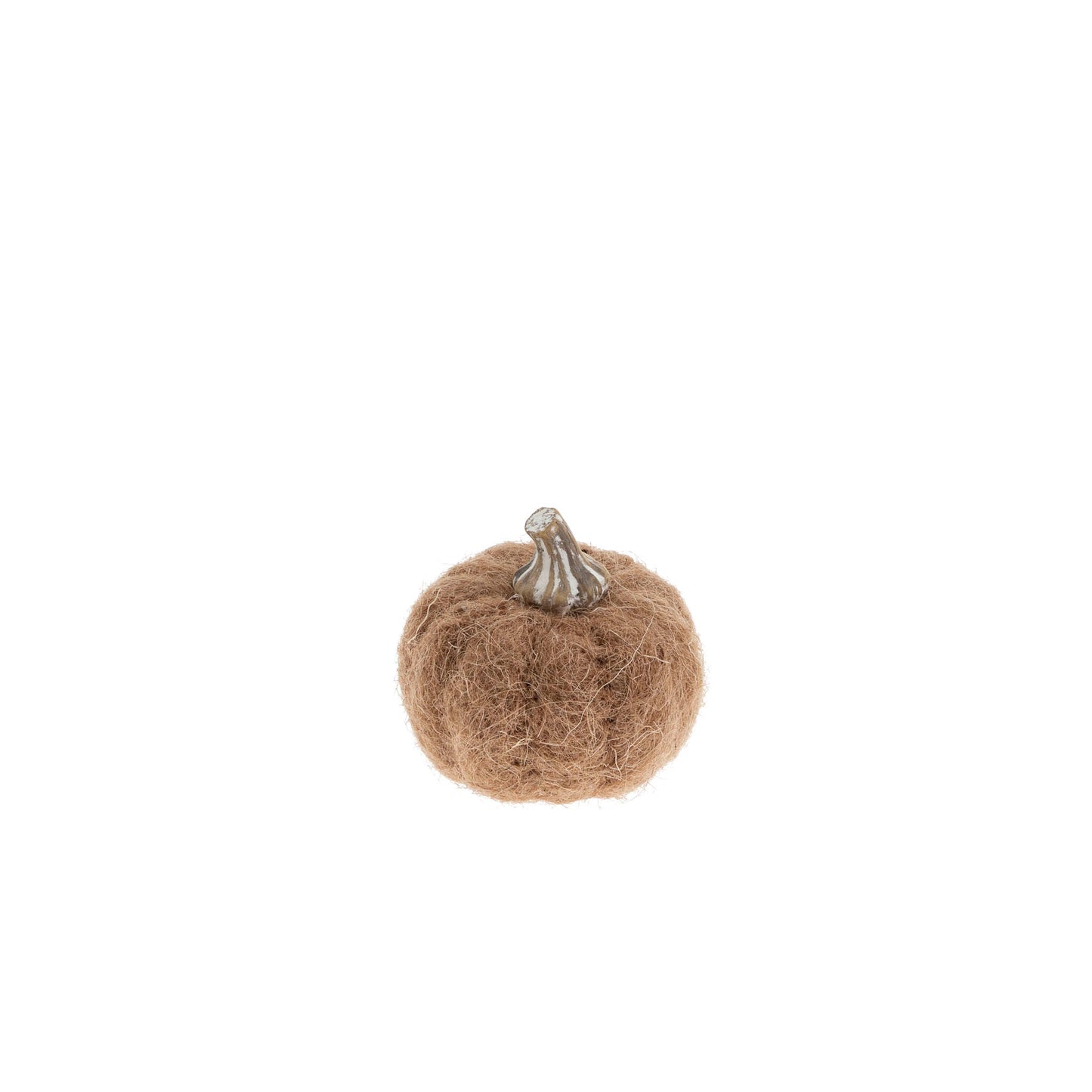 Terracotta Felt Pumpkin