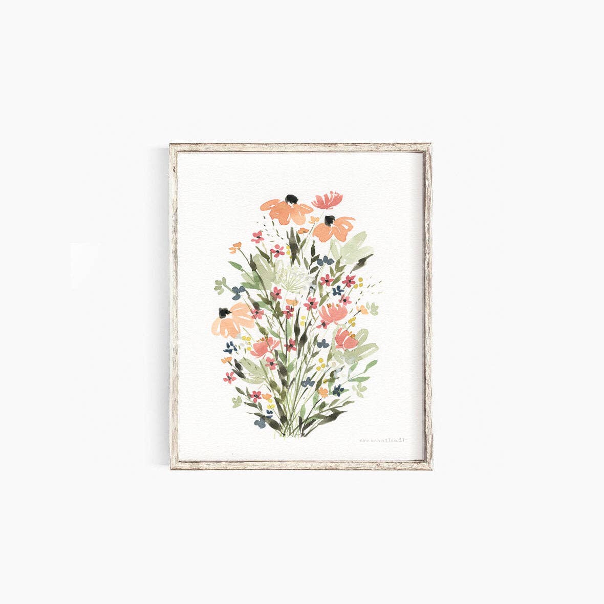 Wildflowers - watercolour by Emma Allen