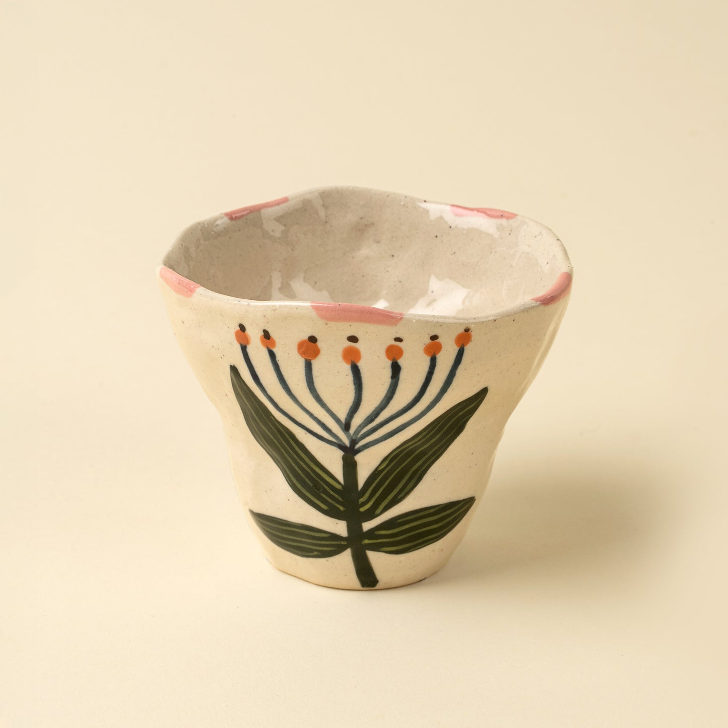 Flora Pottery Cup