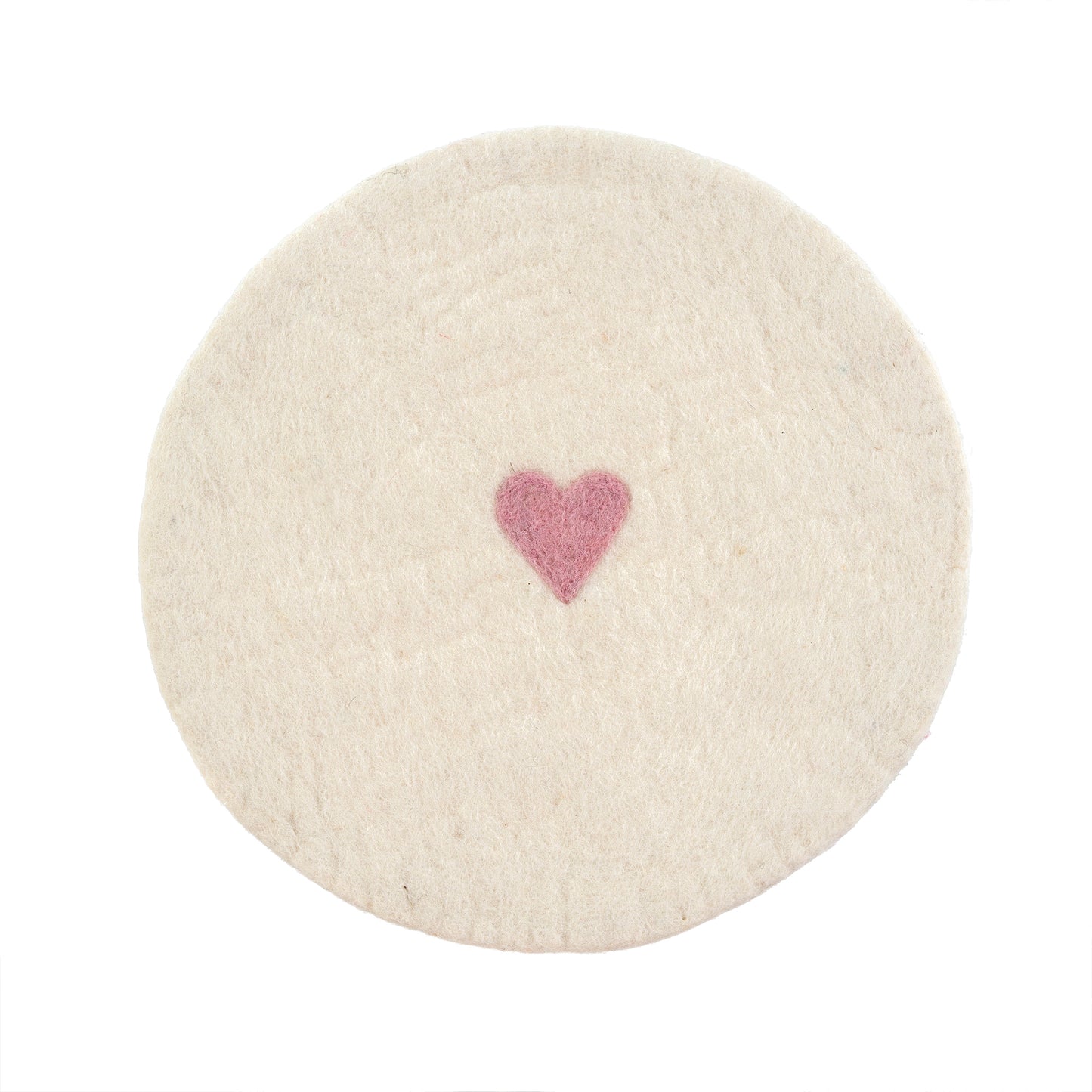 Heart Felt Round Trivet
