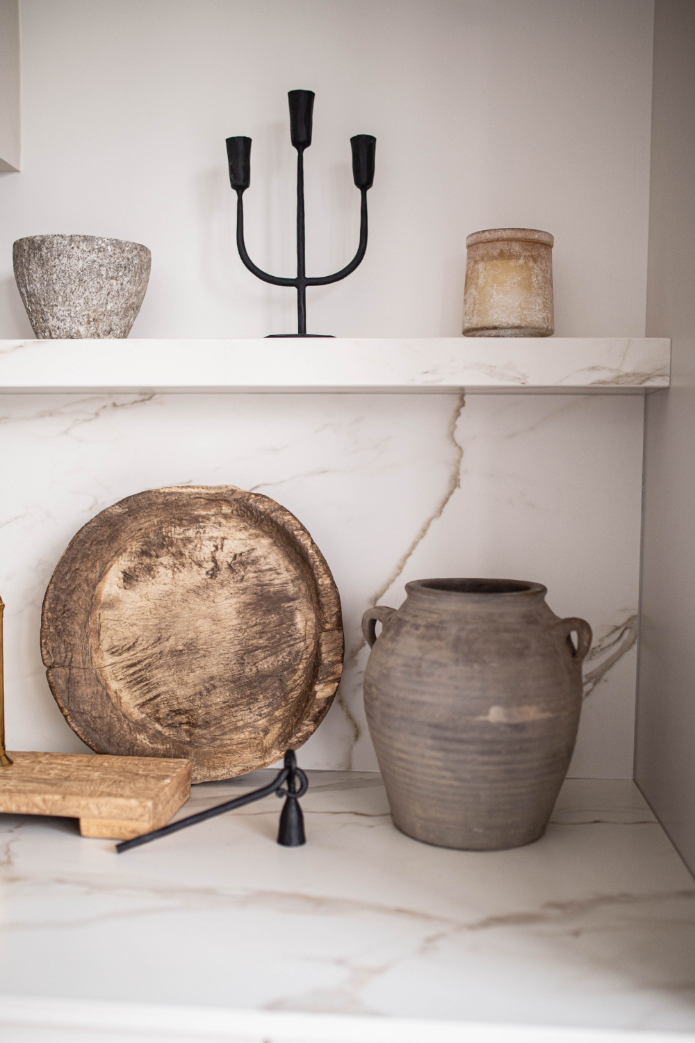 Iron 3 Arm Candelabra - Small