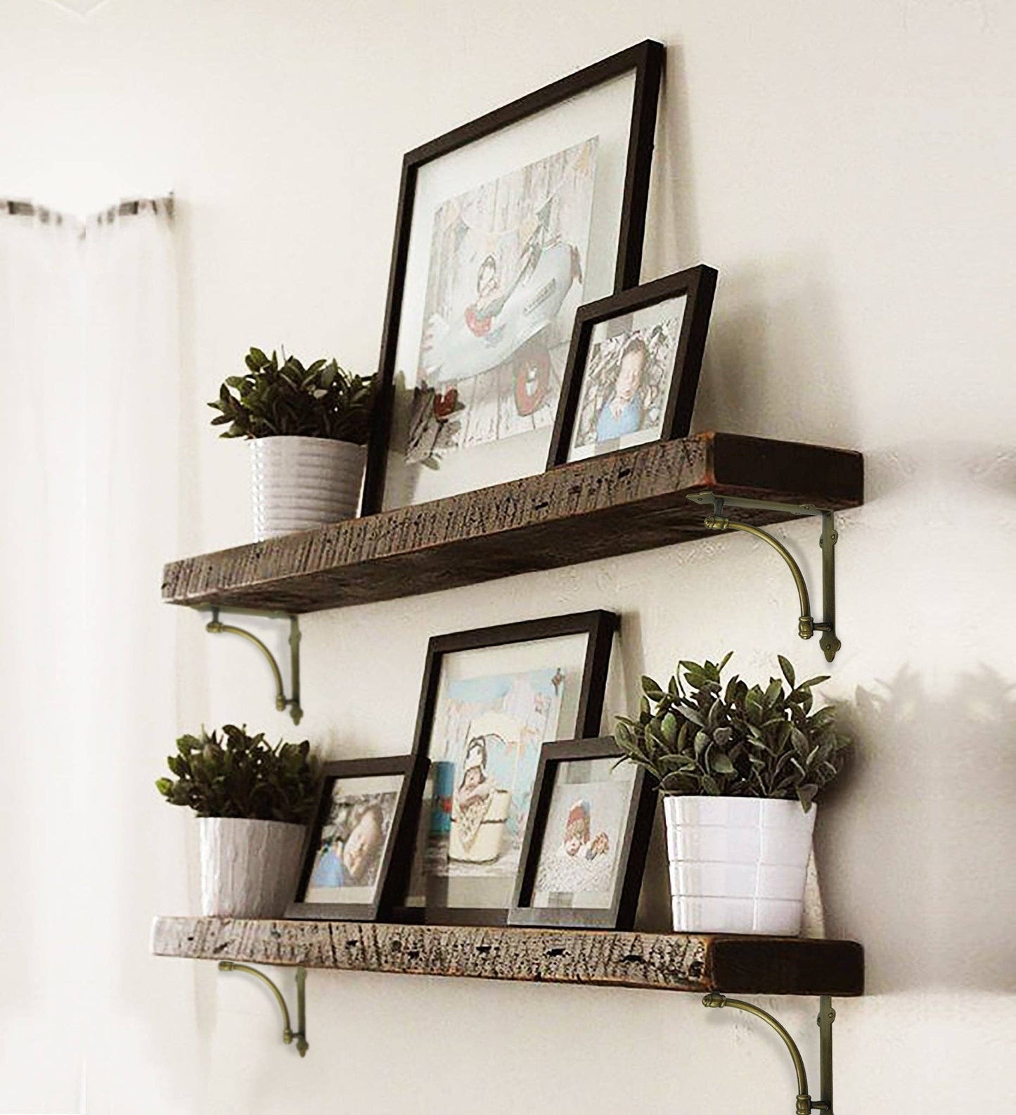 Small Half-Round Bracket - Antique Gold