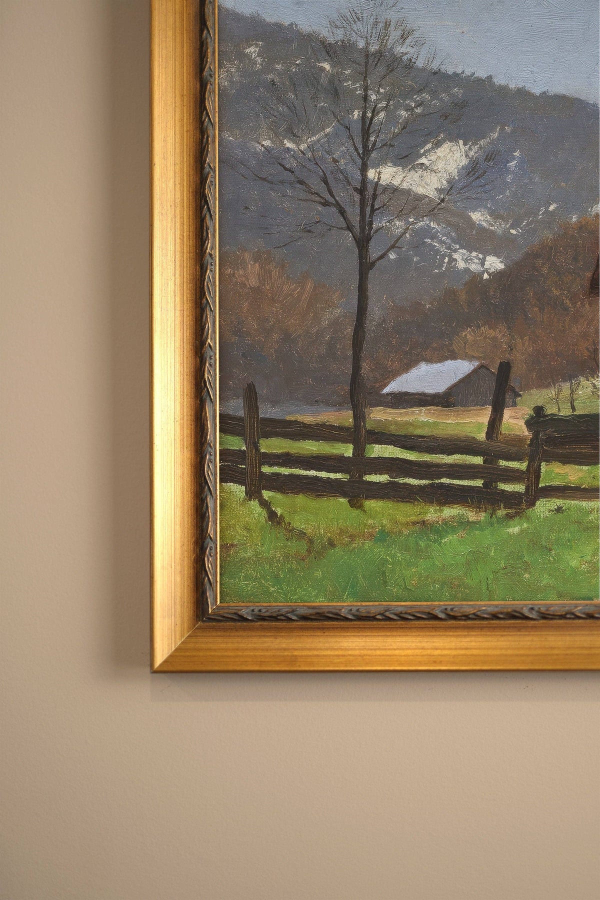 Fading Winter - Framed