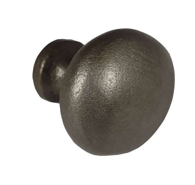 Small Iron Knob - Antique Metal