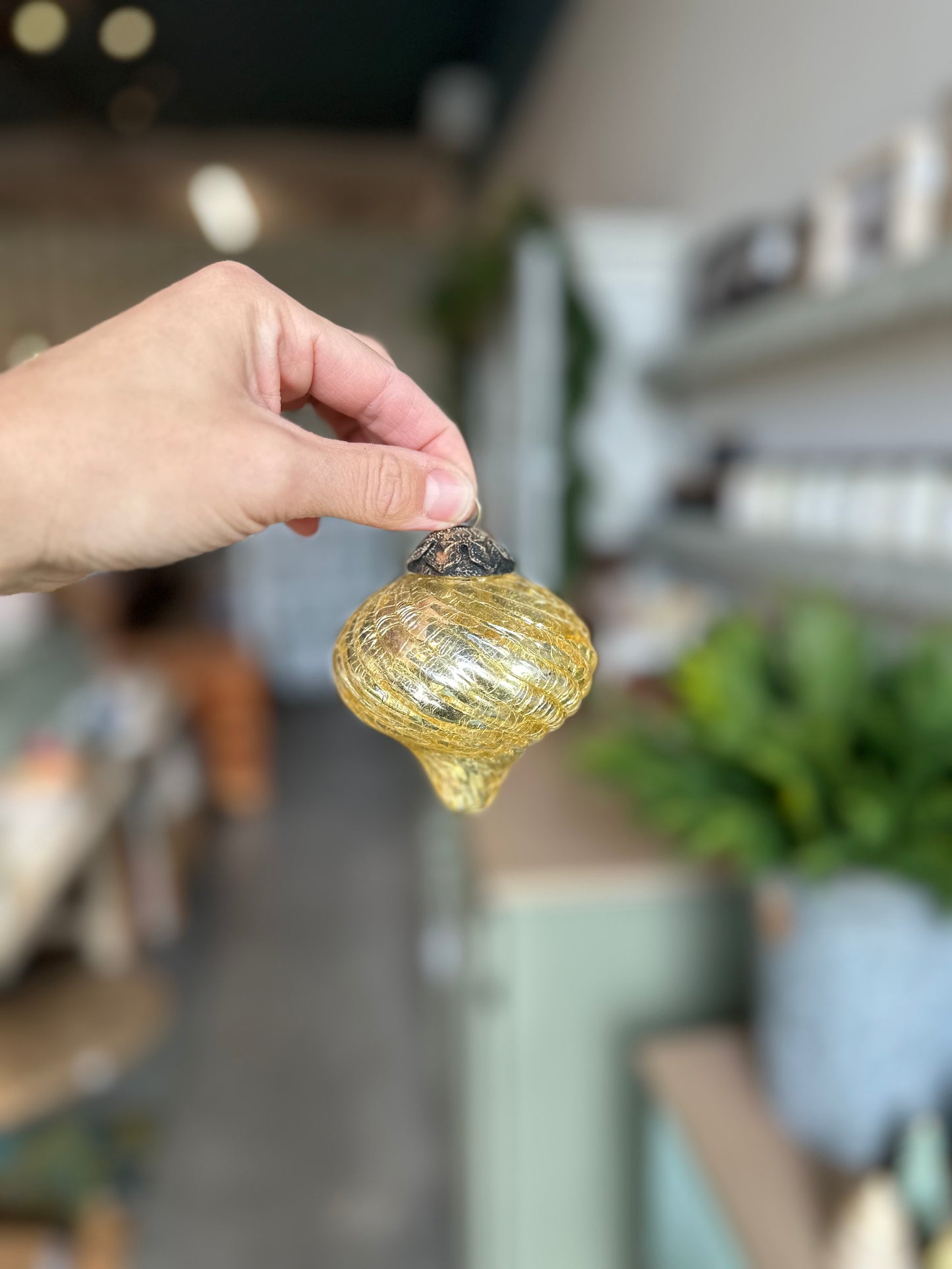 Spiral Glass Ornament