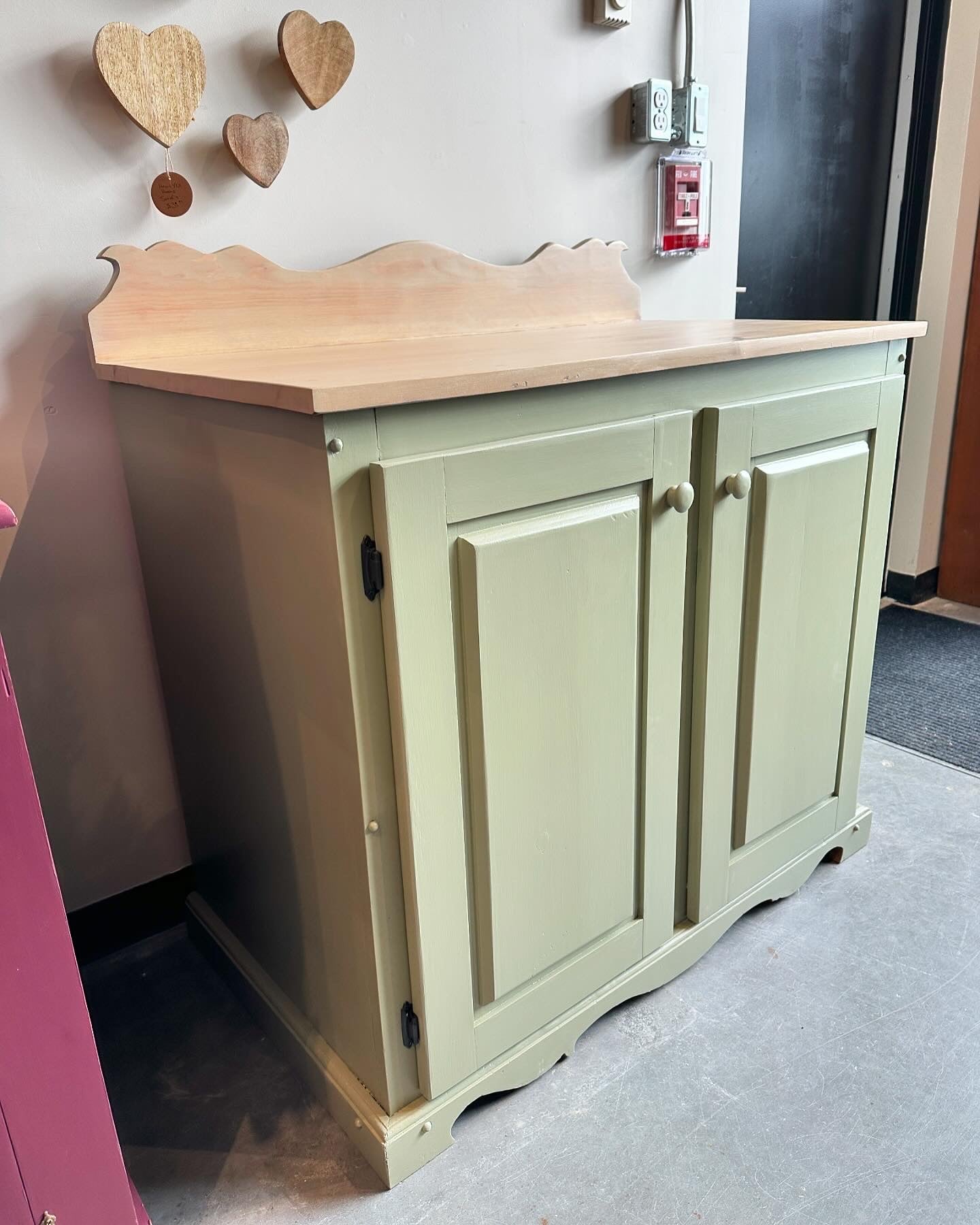 Acadia Pear Pine Cabinet