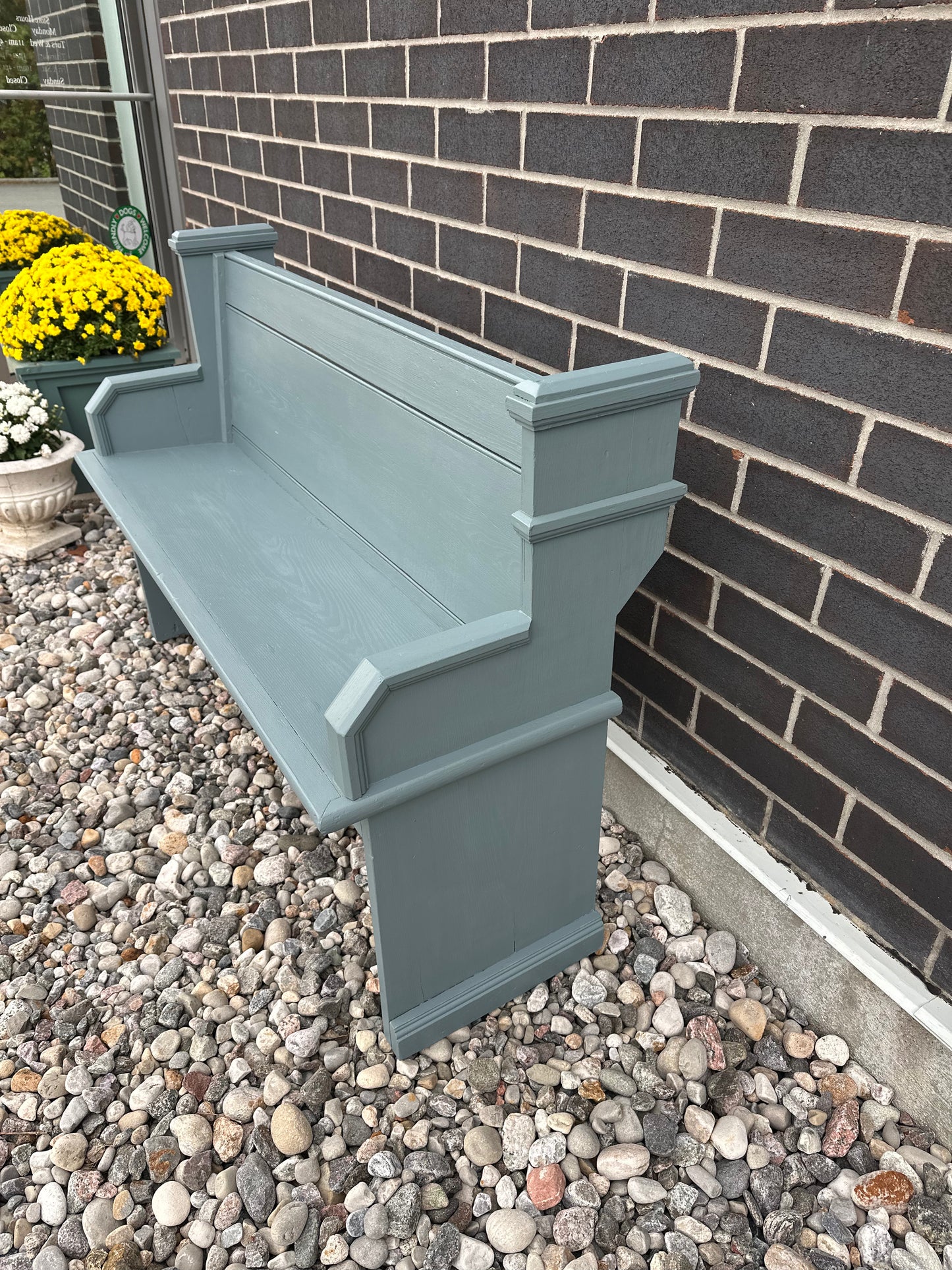 Blue Pine Oak Pew