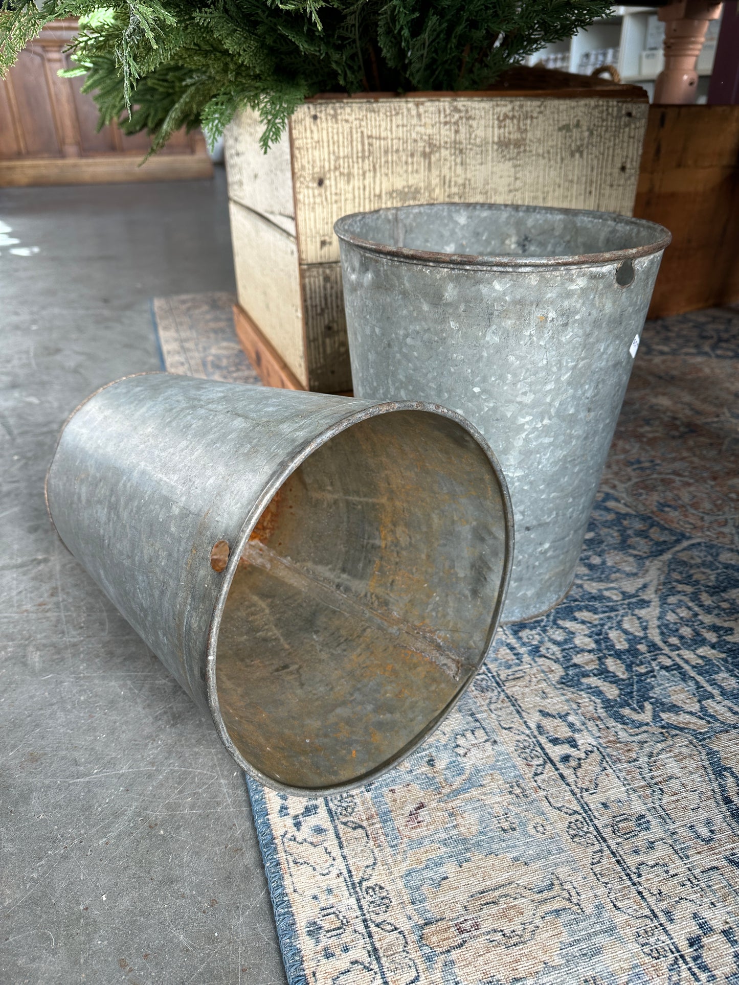 Rustic Sap Buckets