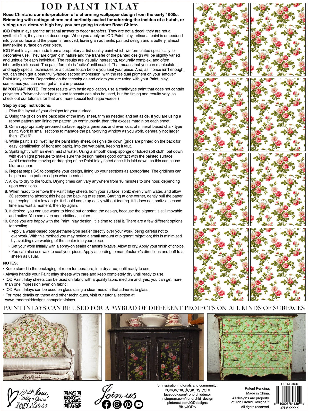Rose Chintz