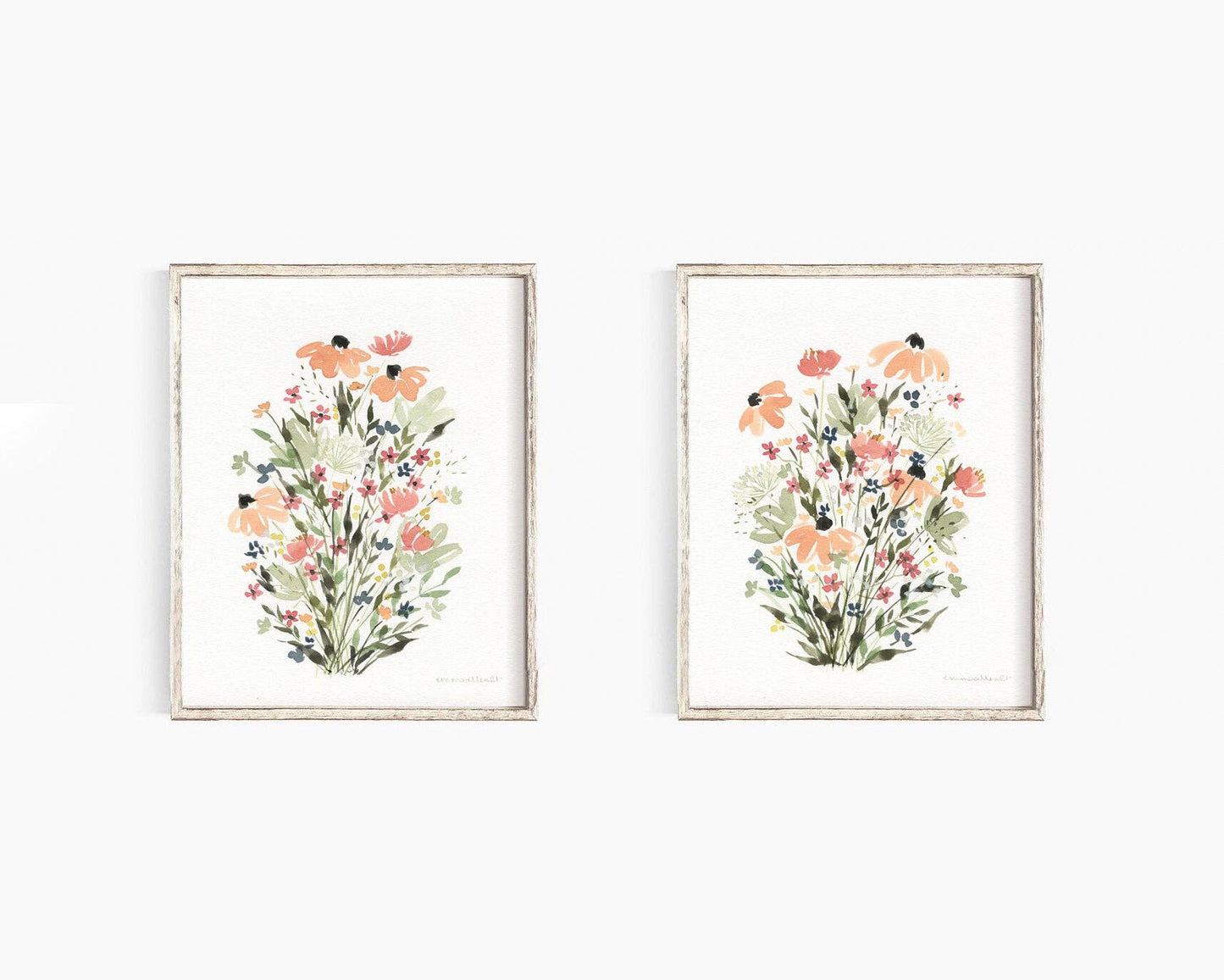 Wildflowers - watercolour by Emma Allen