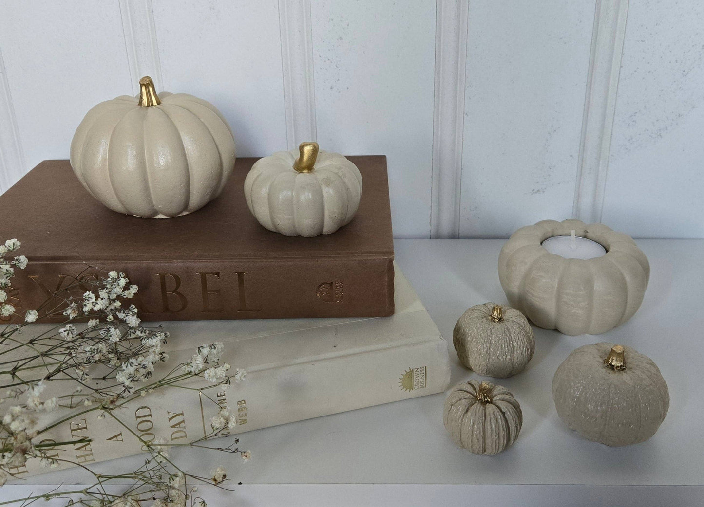 Pumpkin Decor- Cream