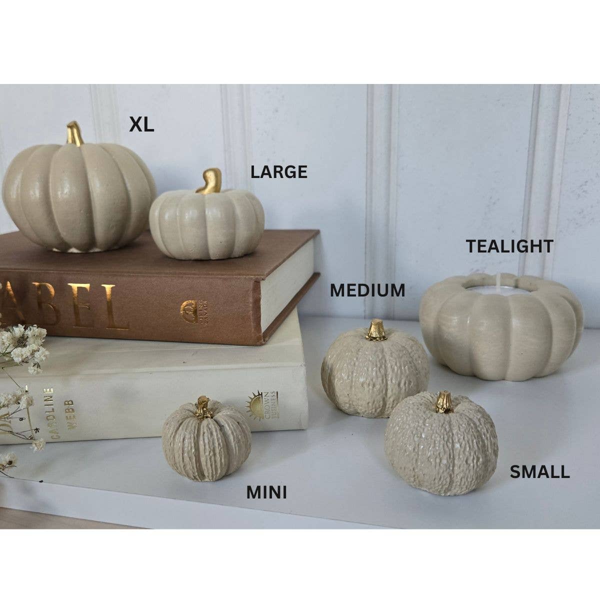 Pumpkin Decor- Cream