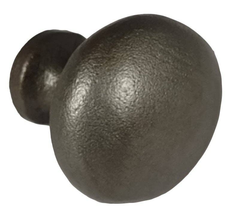 Large Iron Knob - Antique Metal