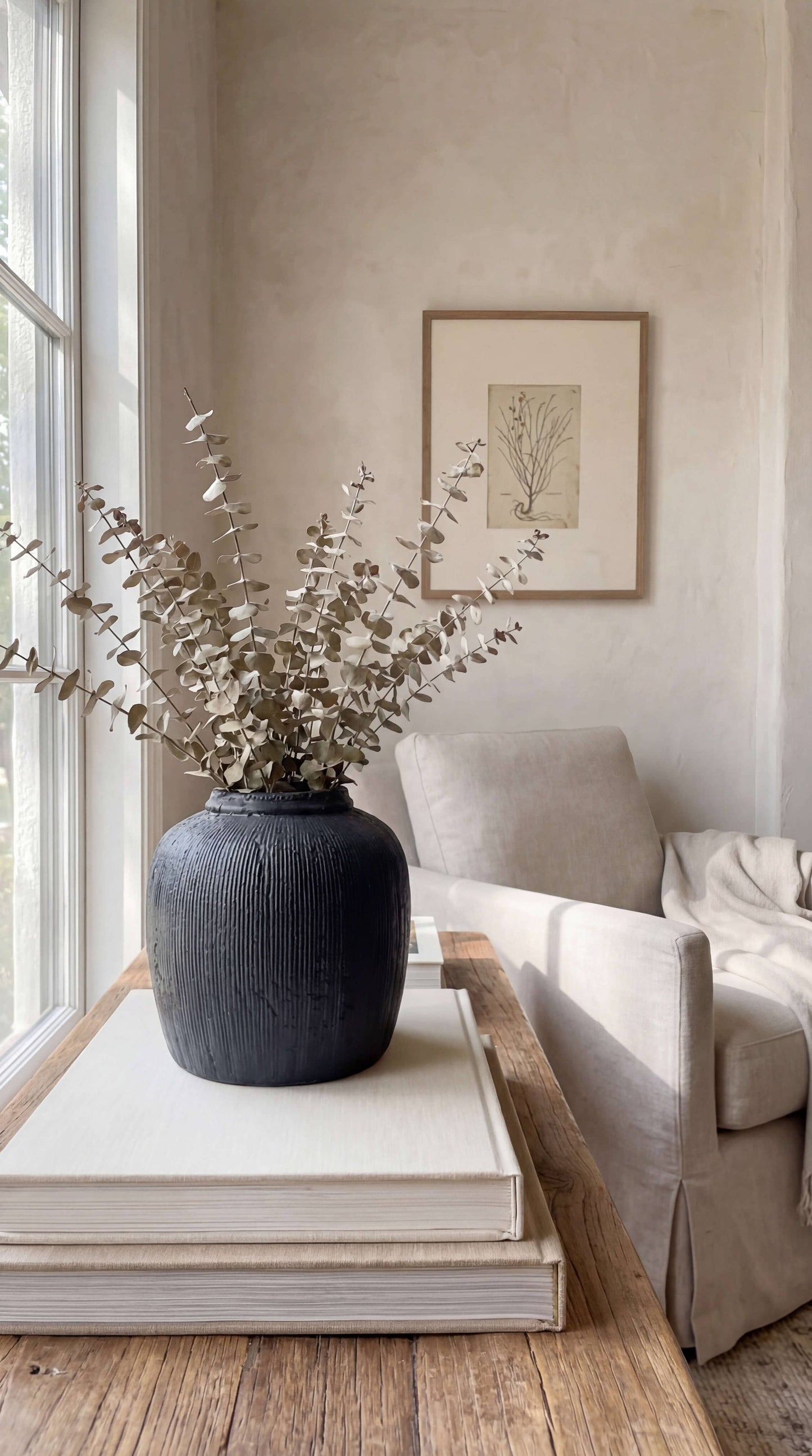 Terracotta Charcoal Vase