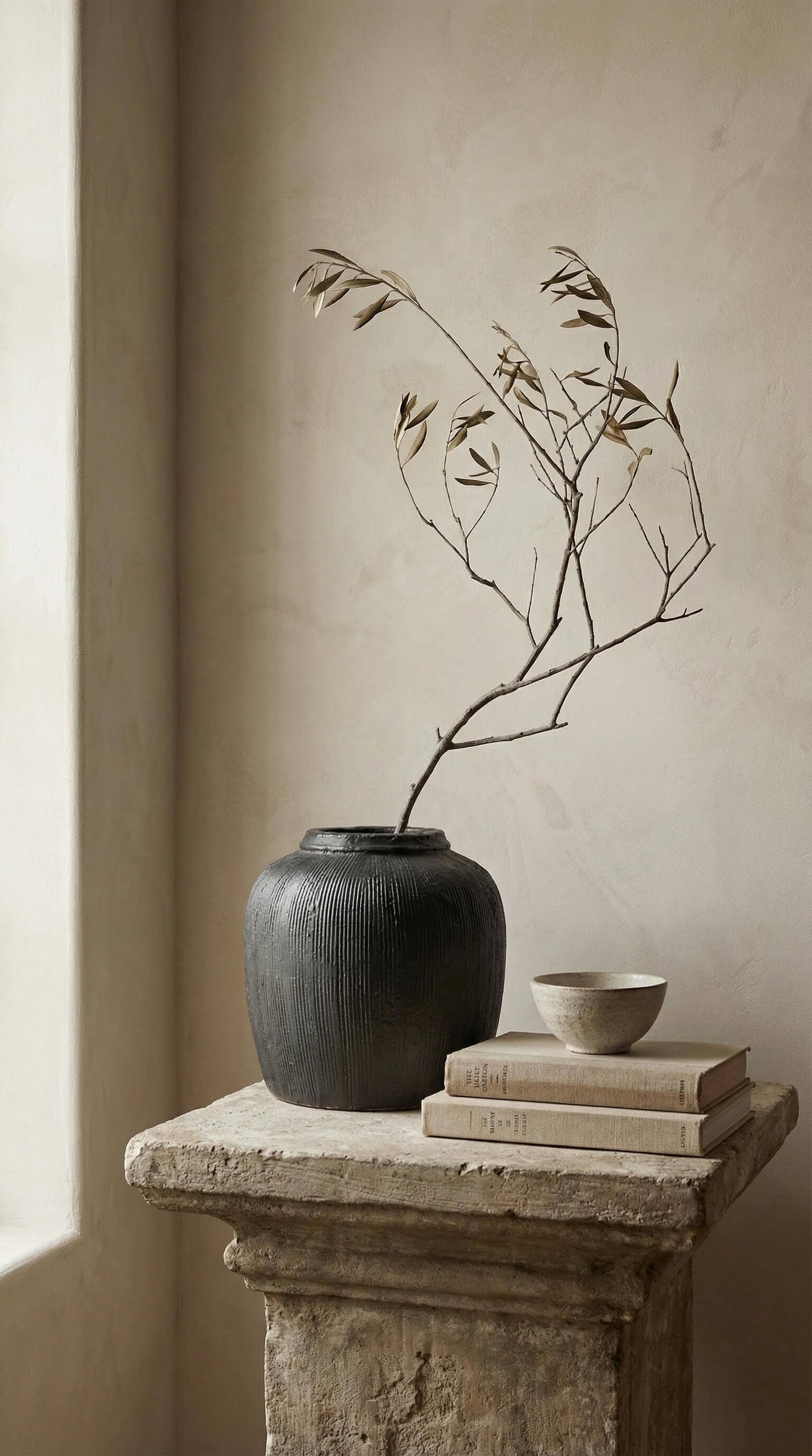 Terracotta Charcoal Vase