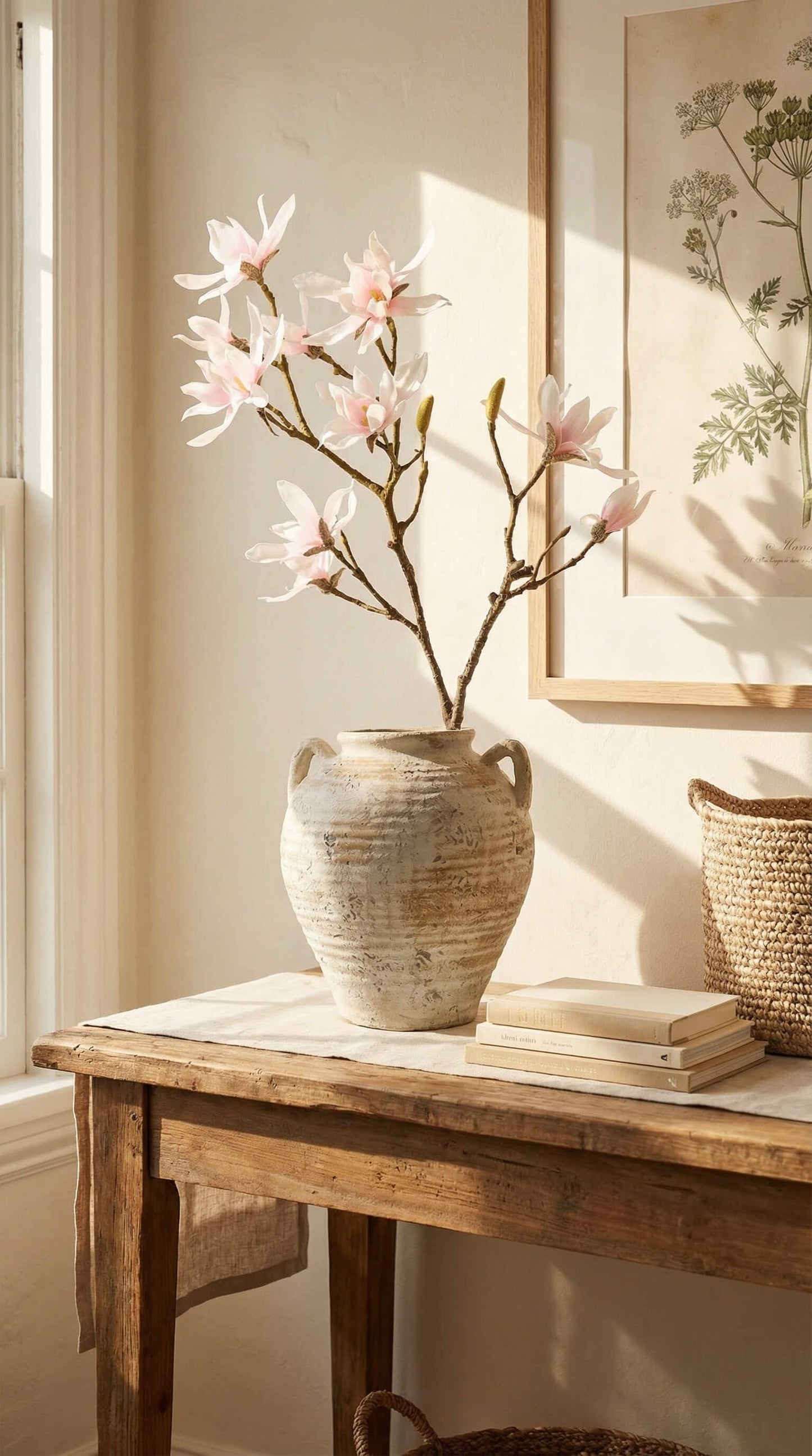 Vintage Style Ivory Vase