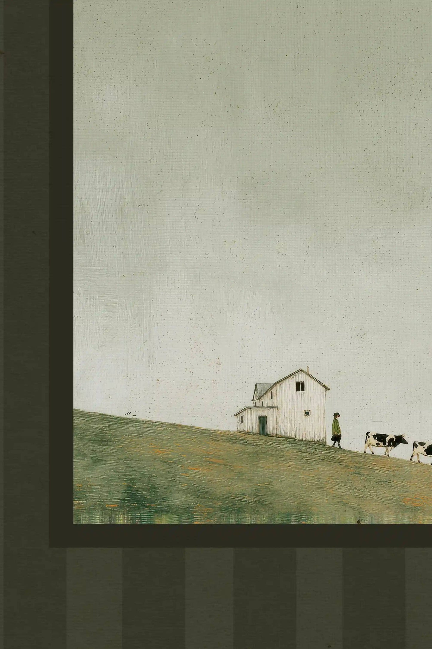 Cloudwashed Field  - Framed