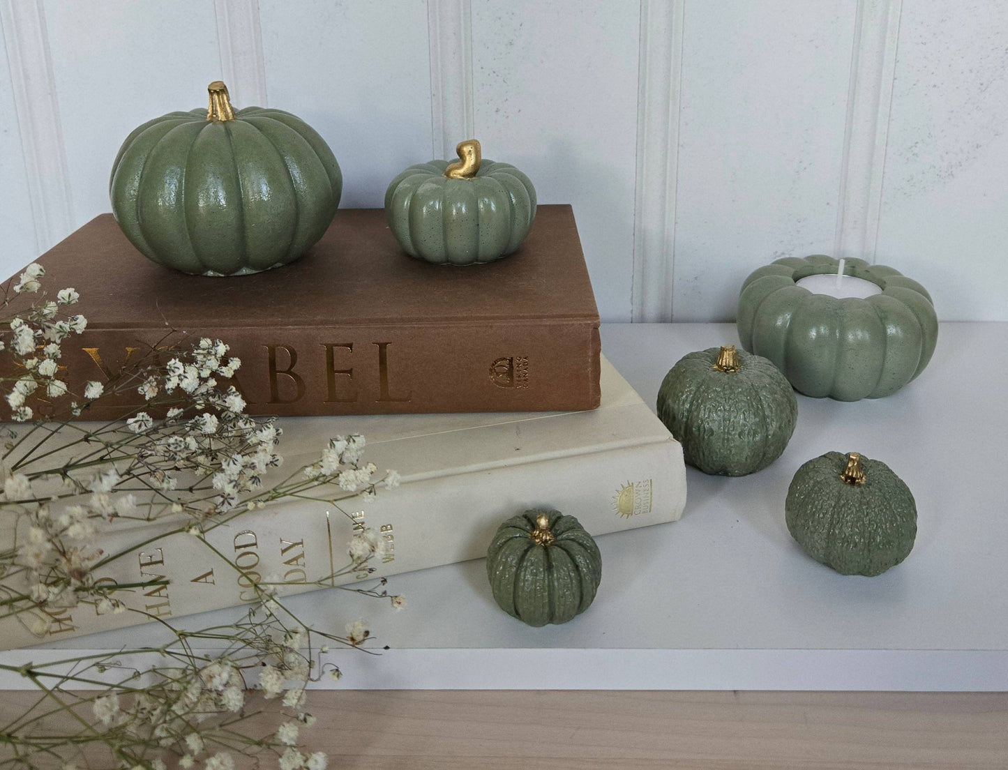 Pumpkin Decor- Green