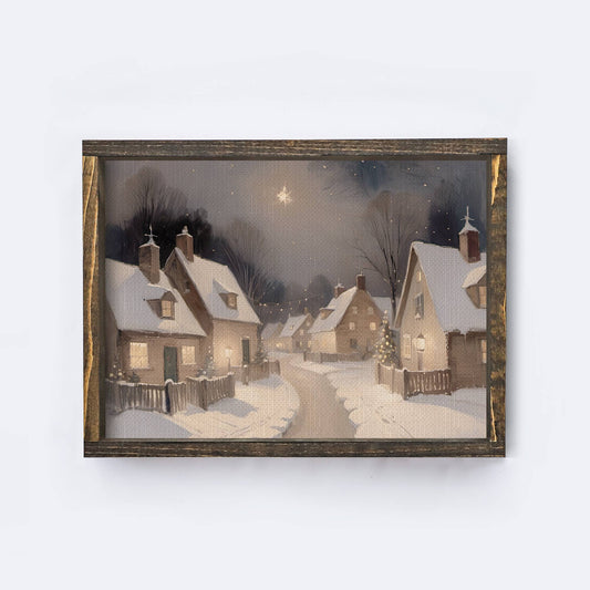 Christmas Village Framed Art
