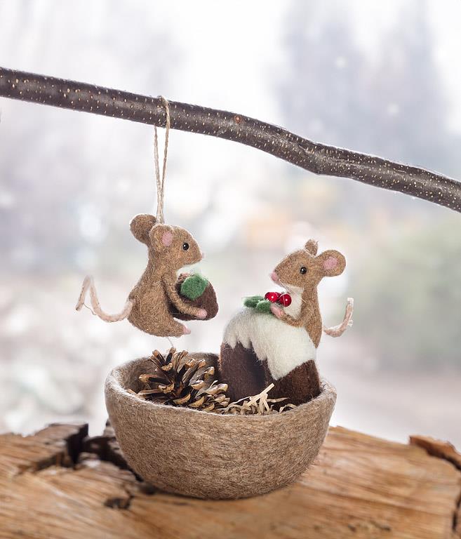 Christmas Pudding Mouse