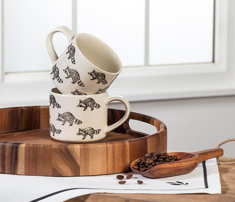 Raccoon Stamp Mug