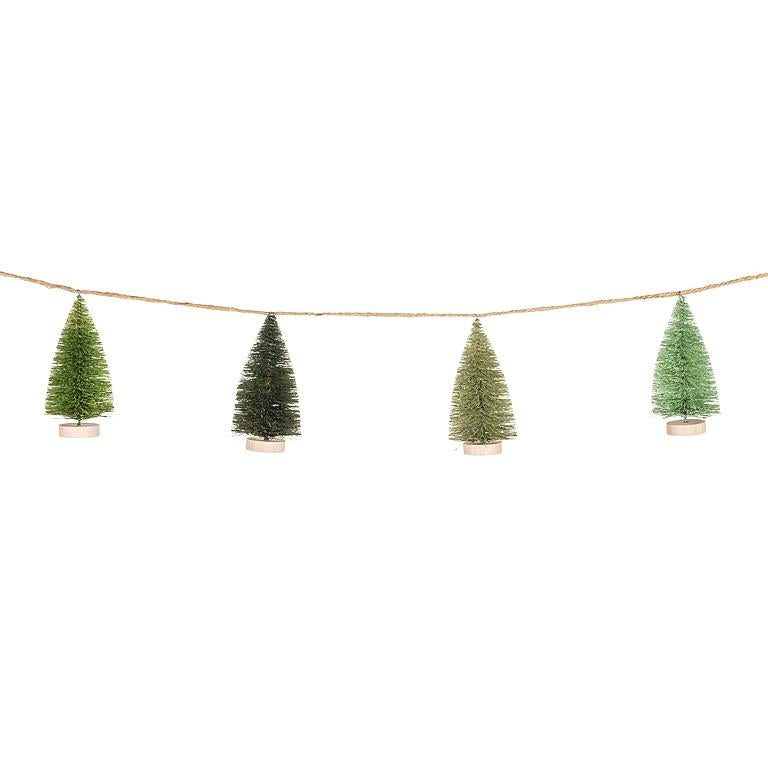 Bottle Brush Tree Garland