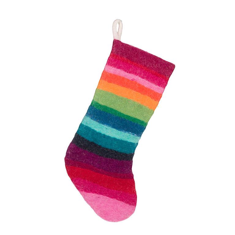 Multi Stripe Stocking