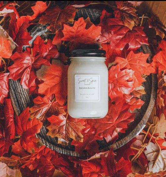 Autumn Leaves Soy Wax Candle