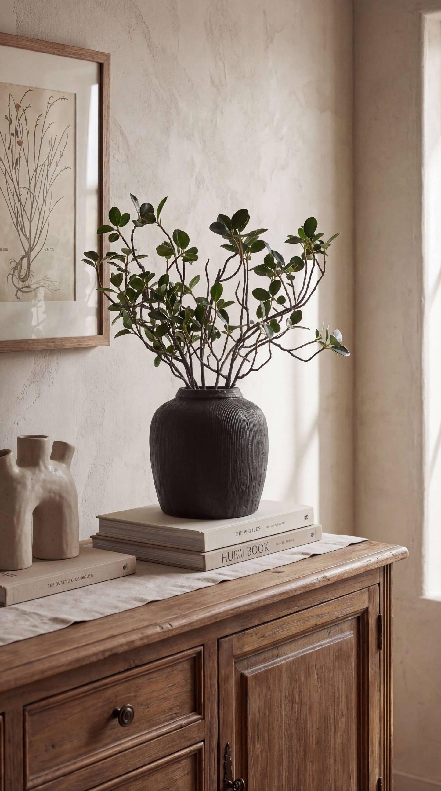 Terracotta Charcoal Vase