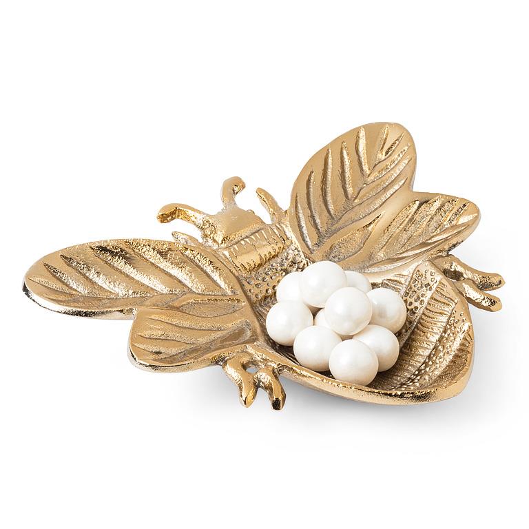 Gold Bee Trinket Holder