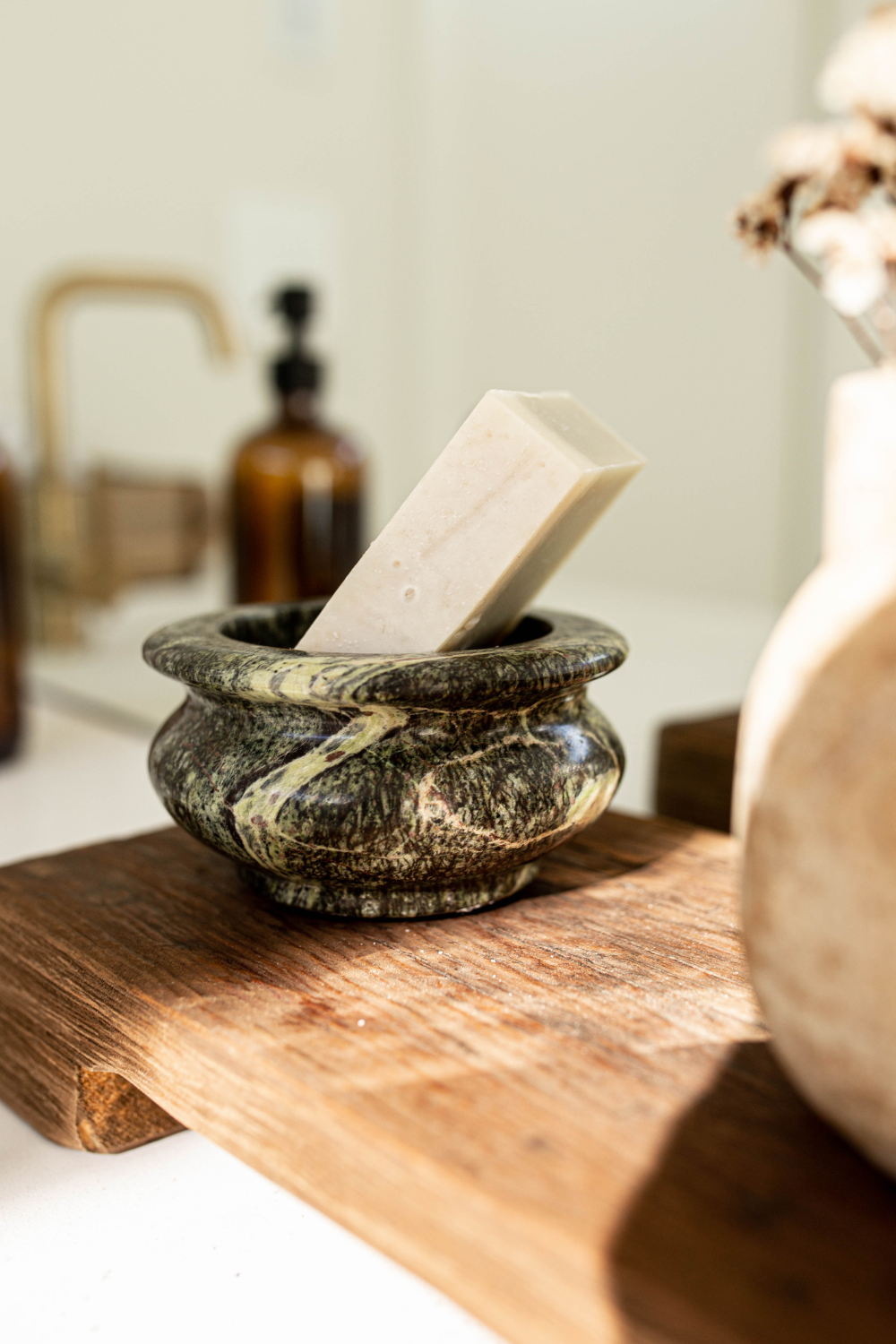 Green Marble Stone Bowl