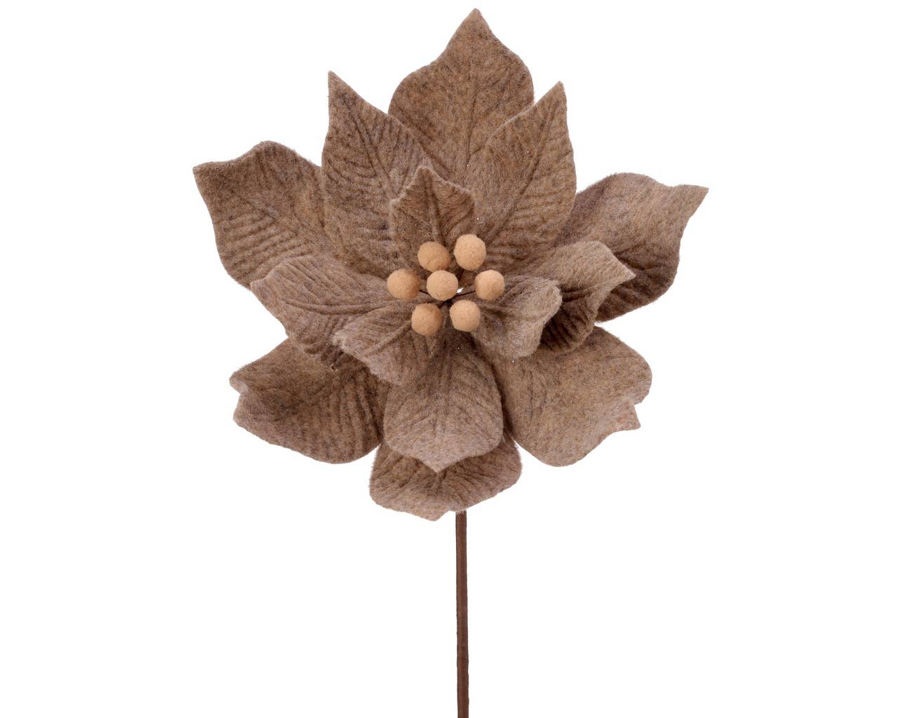 Felt Poinsettia Stem