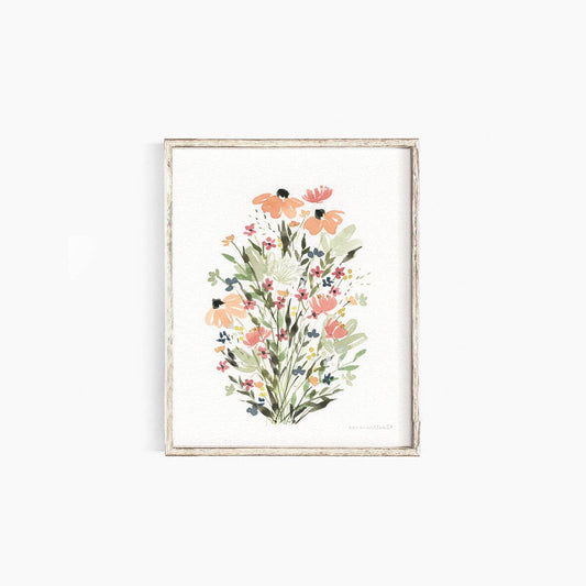 Wildflowers - watercolour by Emma Allen