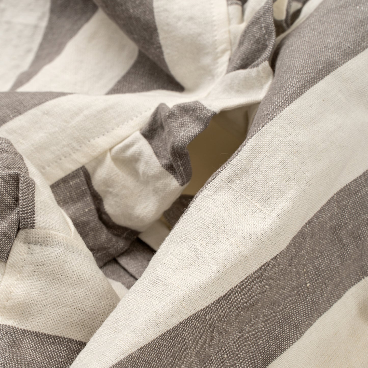 Ruffle Striped Table Runner