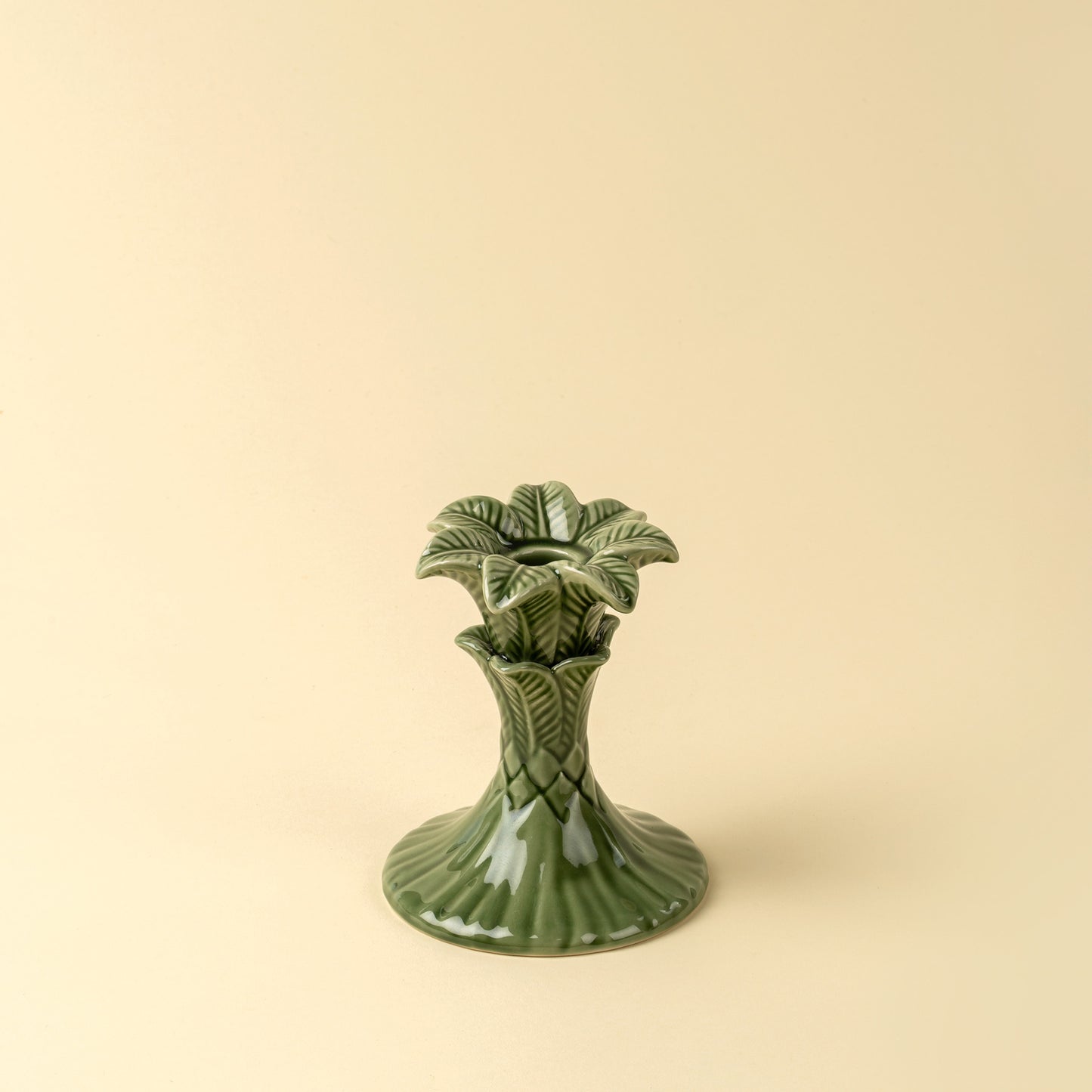 Green Palm Candle Stick