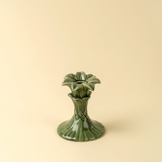 Green Palm Candle Stick