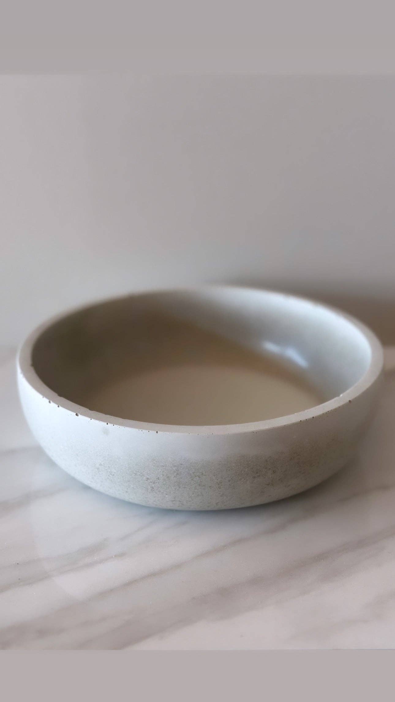 Concrete Artisan Candle Bowls