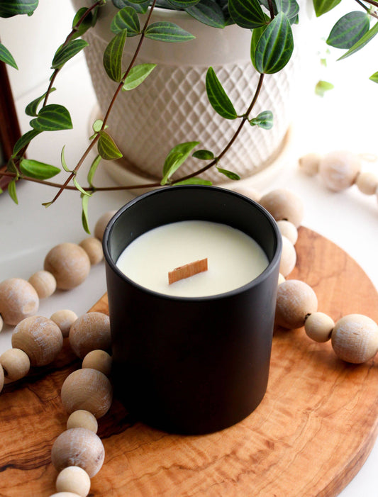 Matte Black Candles
