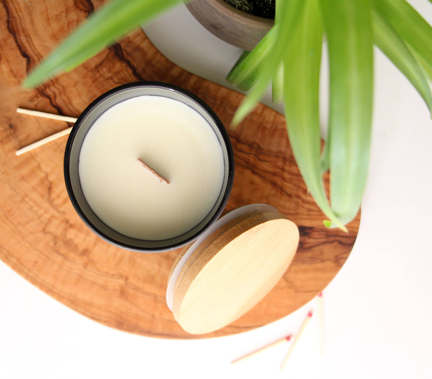 Matte Black Candles