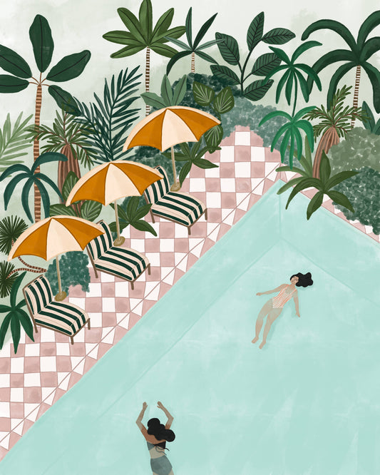 Vacation Art Print 8x10