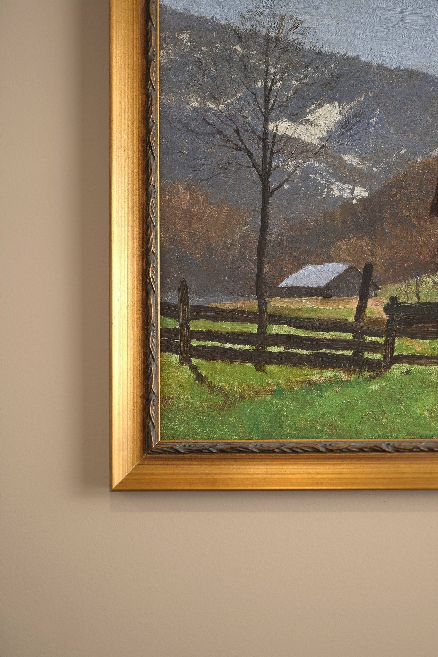 Fading Winter - Framed