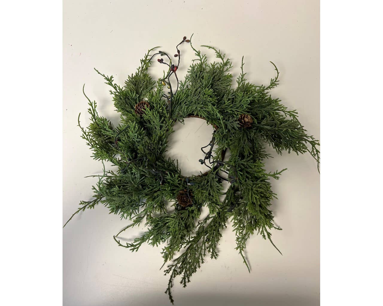Real Touch Cedar Wreath